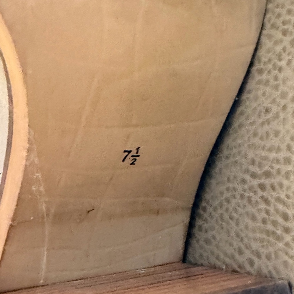 Seychelles Cream Leather Boots. Size 7.5 excellent condition. - Picture 10 of 11